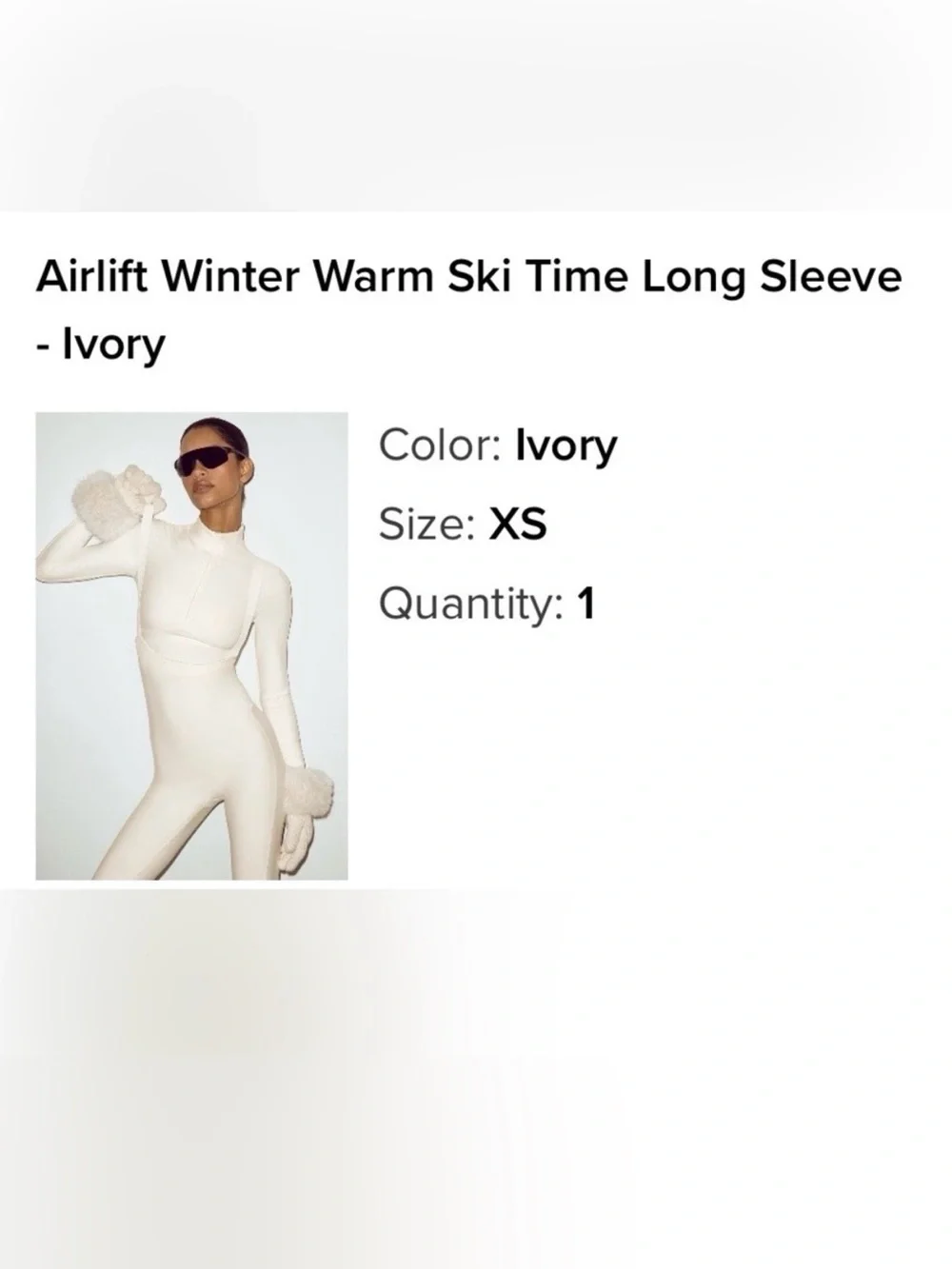 Alo airlift winter warm ski time long sleeve